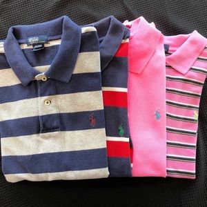 Set of 4 Boys XL Ralph Lauren Polo Shirts (READ!)